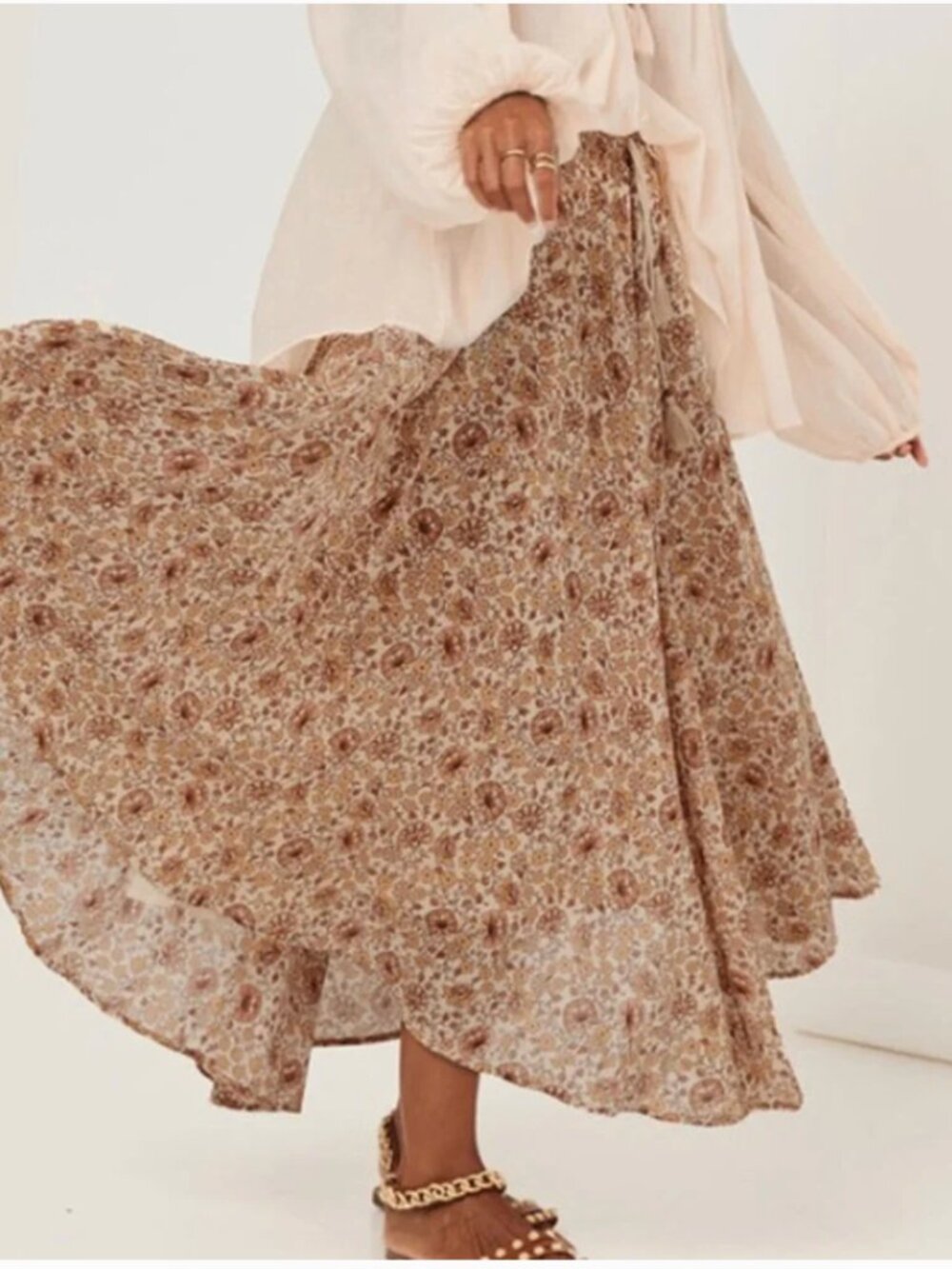 SOLD!!! Spell & The Gypsy Sundown Kerchief Skirt Spice - Picture 9 of 10